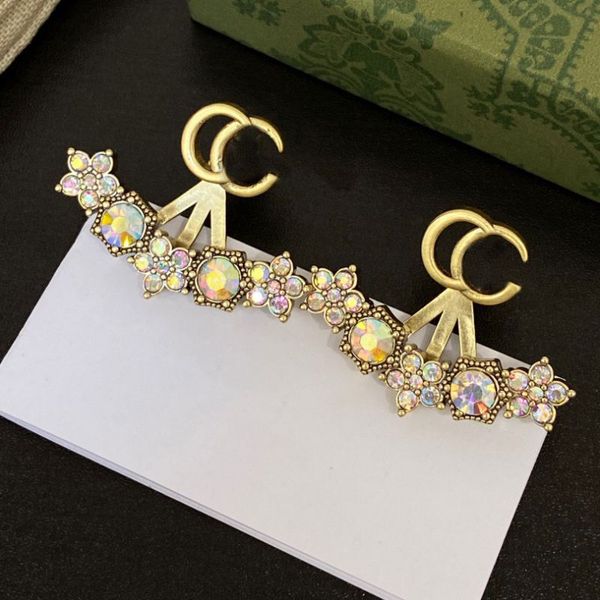 without boxes luxury women fashion earrings designer g letter stud colorful diamonds engagement earring for lady wholesale, Golden;silver
without boxes luxury women fashion earrings designer g letter stud colorful diamonds engagement earring for lady wholesale, Golden;silver