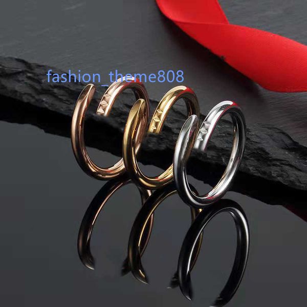 2023 new 18k gold love nail ring fashion couple ring for men women classic brand designer rings stainless steel jewelry, Silver
2023 new 18k gold love nail ring fashion couple ring for men women classic brand designer rings stainless steel jewelry, Silver