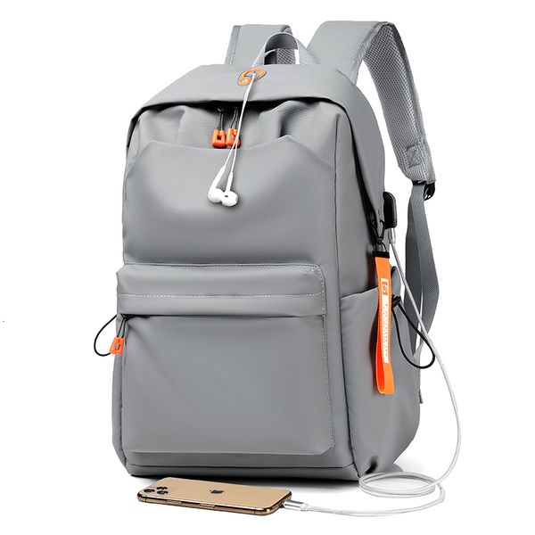 school bags leisure backpack for man women sport bag simple lightweight design 14 inch lapbackbag with usb teens schoolbag male gray 230817
school bags leisure backpack for man women sport bag simple lightweight design 14 inch lapbackbag with usb teens schoolbag male gray 230817