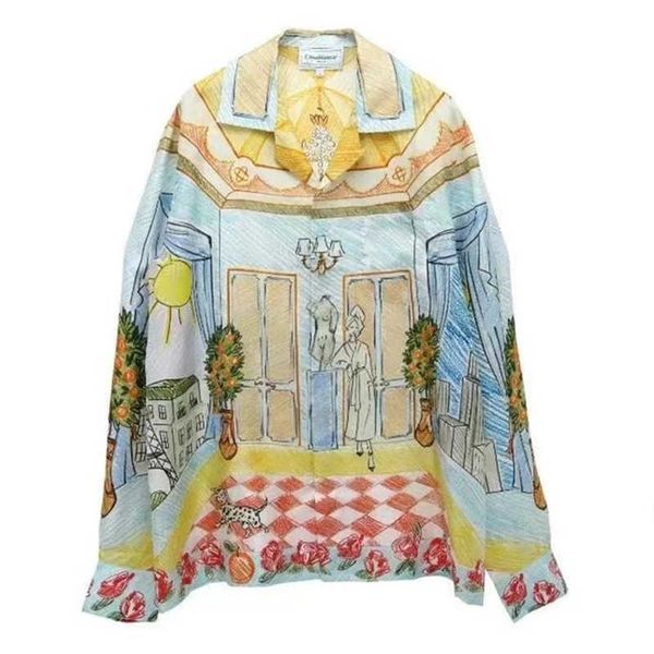 casablanca hawaiian shirt sculpture girl home pattern printed shirts loose fitting men's and women's long sleeve shirt trend casab, White;black
casablanca hawaiian shirt sculpture girl home pattern printed shirts loose fitting men's and women's long sleeve shirt trend casab, White;black