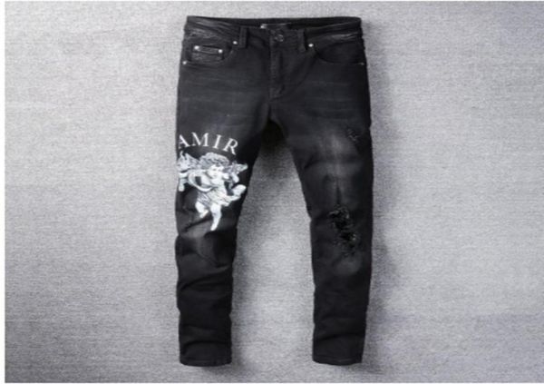 black letter angel printing slim jeans mens jeans skinny streetwear motorcycle pants hip hop men los hombres5410375, Blue
black letter angel printing slim jeans mens jeans skinny streetwear motorcycle pants hip hop men los hombres5410375, Blue