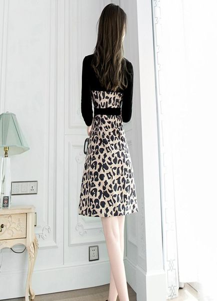 2022 new autumn and winter temperament leopard dress inside with a bottom waist and thin dress with big dress7972170, Black;gray
2022 new autumn and winter temperament leopard dress inside with a bottom waist and thin dress with big dress7972170, Black;gray