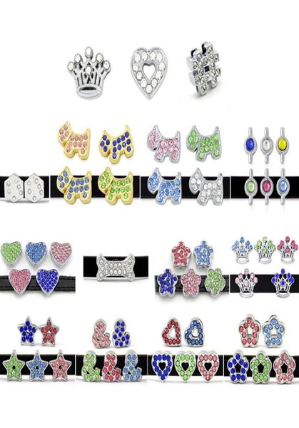 10pcs 8mm crystal rhinestone slide charms fit for 8mm wristband bracelet belt pet collar 5 styles can choose lssc134055527235, Black
10pcs 8mm crystal rhinestone slide charms fit for 8mm wristband bracelet belt pet collar 5 styles can choose lssc134055527235, Black