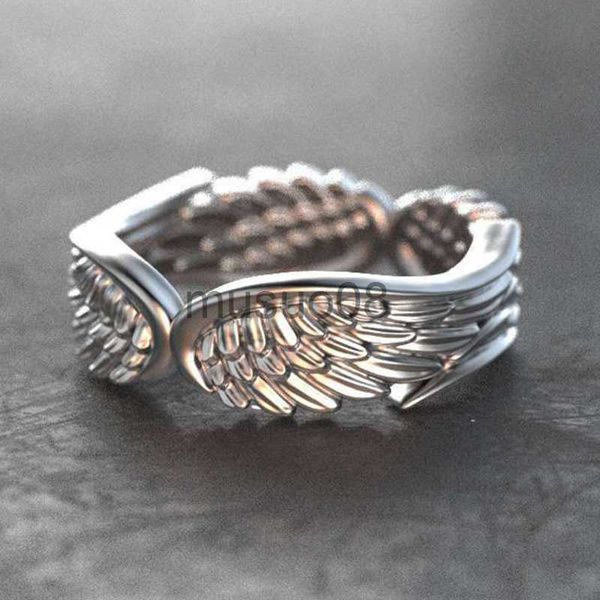 band rings fashion wing shape couples rings stainless steel men women finger rings open adjustable punk hip hop wedding bands jewelry j23081, Silver
band rings fashion wing shape couples rings stainless steel men women finger rings open adjustable punk hip hop wedding bands jewelry j23081, Silver