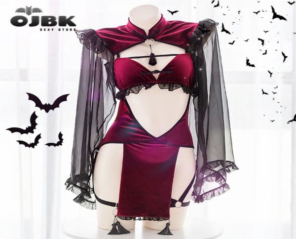 ojbk halloween punk gothic black red lace lingerie for women maid temptation evil demon cosplay backless dress costumes q12051226824, Red;black
ojbk halloween punk gothic black red lace lingerie for women maid temptation evil demon cosplay backless dress costumes q12051226824, Red;black