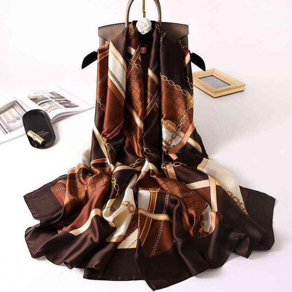fashion brand designer silk scarf female foulard bandana long shawls wraps winter neck scarves pashmina lady hijab accessories jewelry, Blue;gray
fashion brand designer silk scarf female foulard bandana long shawls wraps winter neck scarves pashmina lady hijab accessories jewelry, Blue;gray