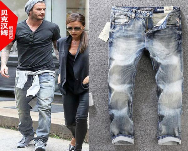 4 2021 new european and american men039s washed highend vintage highend stretch slim small straight jeans1126478, Blue
4 2021 new european and american men039s washed highend vintage highend stretch slim small straight jeans1126478, Blue