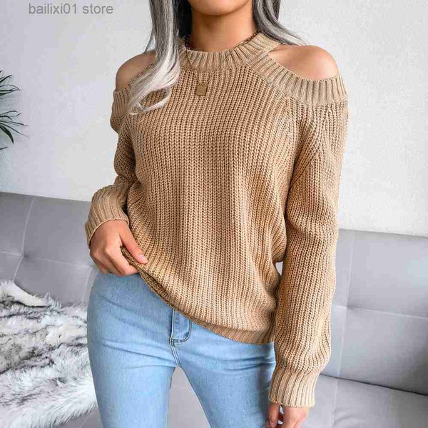 women's sweaters ficusrong women causal autumn winter off the shoulder solid color loose knitted sweater for ladies fashion all match, White;black
women's sweaters ficusrong women causal autumn winter off the shoulder solid color loose knitted sweater for ladies fashion all match, White;black