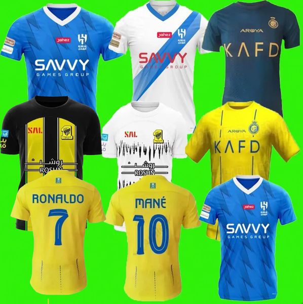 23/24 al nassr fc ronaldo soccer jerseys men kids kital hilal saudi cr7 football shiirt benzema neymar jr fans player version jersey 2023 sa, Black;yellow
23/24 al nassr fc ronaldo soccer jerseys men kids kital hilal saudi cr7 football shiirt benzema neymar jr fans player version jersey 2023 sa, Black;yellow