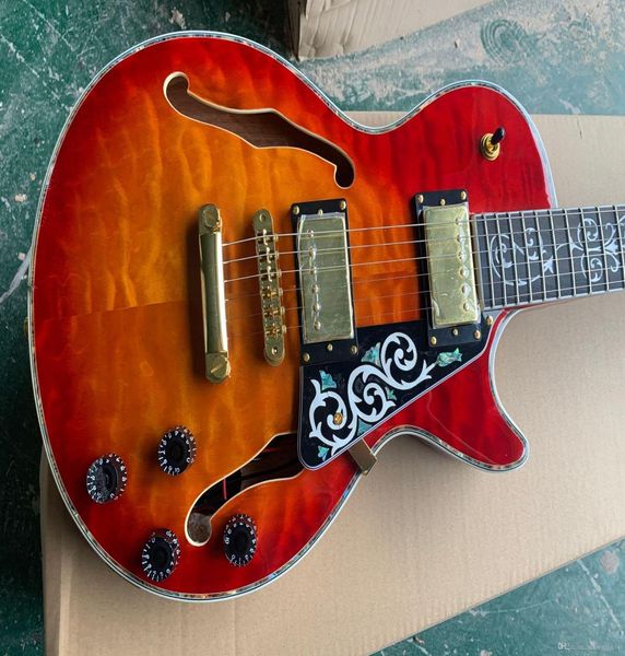 beautiful brown pearl shell electric guitar exquisite hardware accessories highquality foliage new4786535
beautiful brown pearl shell electric guitar exquisite hardware accessories highquality foliage new4786535