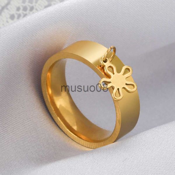 band rings cooltime gold color stainless steel flower ring for women feather butterfly heart pendant rings wedding anniversary jewelry gift, Silver
band rings cooltime gold color stainless steel flower ring for women feather butterfly heart pendant rings wedding anniversary jewelry gift, Silver