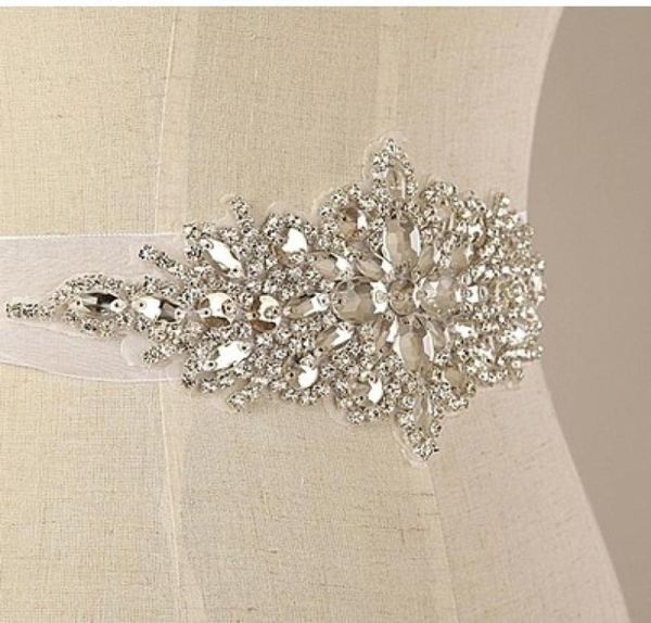 2016 new arrival organza ribbon handmade crystals rhinestone bridal belt wedding dress sash real pos4969244, White
2016 new arrival organza ribbon handmade crystals rhinestone bridal belt wedding dress sash real pos4969244, White