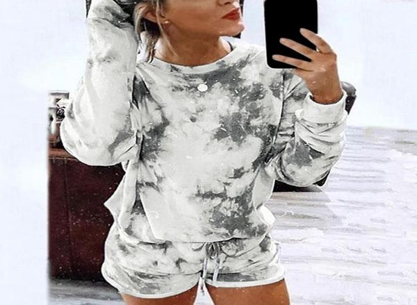mujer lounge wear shirts long sleeve two piece set shorts women ensemble femme tie dye pijama camisetas summer 20204096960, Gray
mujer lounge wear shirts long sleeve two piece set shorts women ensemble femme tie dye pijama camisetas summer 20204096960, Gray