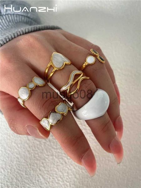 band rings huanzhi new white heart dropping oil ring for women girl irregular line hollow no fade stainless steel open jewelry collection j2, Silver
band rings huanzhi new white heart dropping oil ring for women girl irregular line hollow no fade stainless steel open jewelry collection j2, Silver