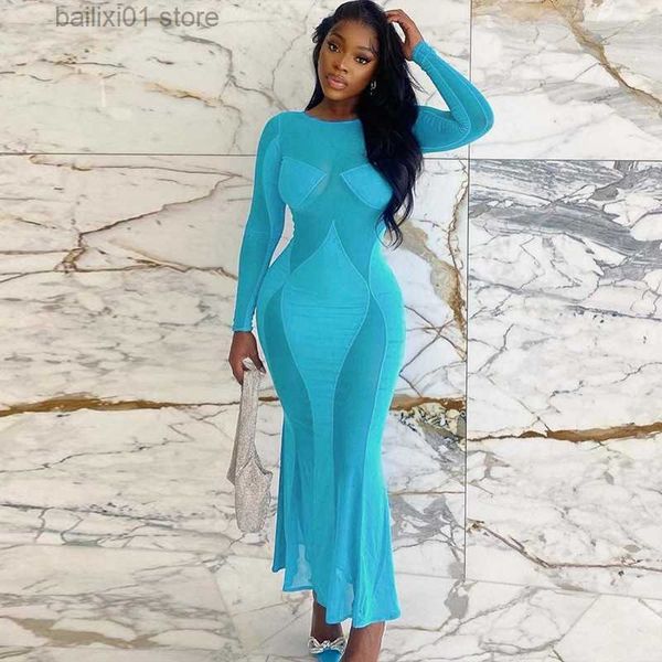 basic casual dresses sheer mesh patchwork mermaid maxi evening party dress women solid o neck long sleeve slim long robe summer clubwwear t2, Black;gray
basic casual dresses sheer mesh patchwork mermaid maxi evening party dress women solid o neck long sleeve slim long robe summer clubwwear t2, Black;gray