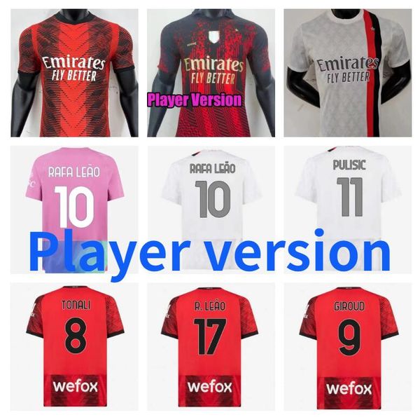 2023 2024 giroud koche player version soccer jerseys 23 24 ac milans bennacer rafa leao pulisic theo kjaer tomori okafor saelemaekers de ket, Black;yellow
2023 2024 giroud koche player version soccer jerseys 23 24 ac milans bennacer rafa leao pulisic theo kjaer tomori okafor saelemaekers de ket, Black;yellow