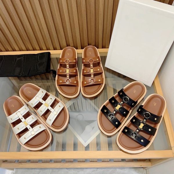 2023 luxury wedge sandal triomphe man mules shoe celiny big size leather mule pool pillow slide gladiator women designer slipper tippi holid, Black
2023 luxury wedge sandal triomphe man mules shoe celiny big size leather mule pool pillow slide gladiator women designer slipper tippi holid, Black
