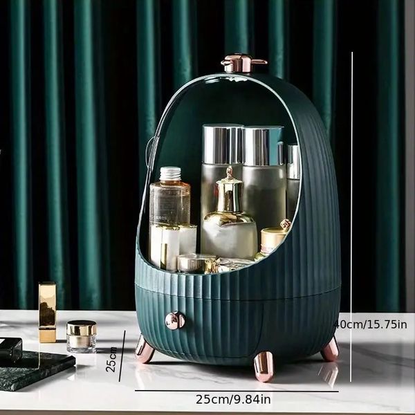 1pc cosmetics storage box, skin care products organization box, deskstorage case, layered large capacity lipstick jewelry organizer
1pc cosmetics storage box, skin care products organization box, deskstorage case, layered large capacity lipstick jewelry organizer