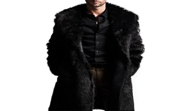 men warm winter long coat faux fur jackets outwear open stitch overcoat homme jacket1556094, Black;brown
men warm winter long coat faux fur jackets outwear open stitch overcoat homme jacket1556094, Black;brown