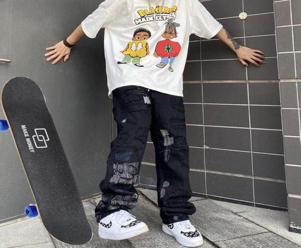 men039s jeans 2021 high street ripped men and women loose straight leg hip hop pants skateboard waist y2k4018487, Blue
men039s jeans 2021 high street ripped men and women loose straight leg hip hop pants skateboard waist y2k4018487, Blue