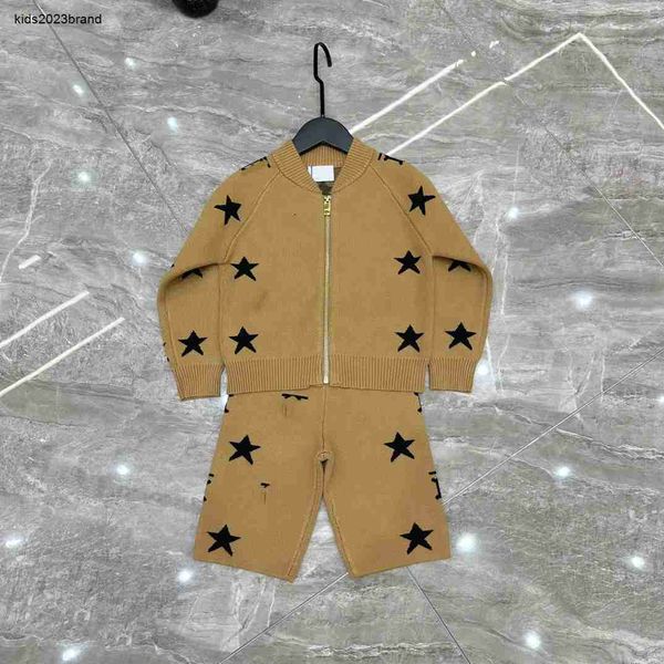 designer kids tracksuits baby clothes child knitted suit 2pcs pentagram printed zipper long sleeve jacket and knitted shorts june24, White
designer kids tracksuits baby clothes child knitted suit 2pcs pentagram printed zipper long sleeve jacket and knitted shorts june24, White