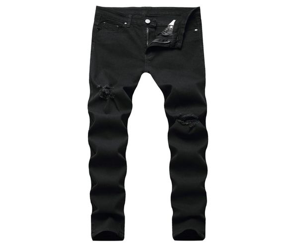 black button men jeans fashion skinny biker ripper motocycle denim pants full length2960997, Blue
black button men jeans fashion skinny biker ripper motocycle denim pants full length2960997, Blue