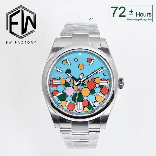 ew maker watch 41mm 124300 turquoise blue 72-hour kinetic energy storage sapphire 904l jubilee strap 3230 movement mechanical automatic wris, Slivery;brown
ew maker watch 41mm 124300 turquoise blue 72-hour kinetic energy storage sapphire 904l jubilee strap 3230 movement mechanical automatic wris, Slivery;brown