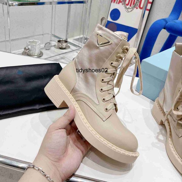2023 autumn and winter triangle women's british style boots high women's shoes martin boots short boots lace up nylon mid boot, Black
2023 autumn and winter triangle women's british style boots high women's shoes martin boots short boots lace up nylon mid boot, Black