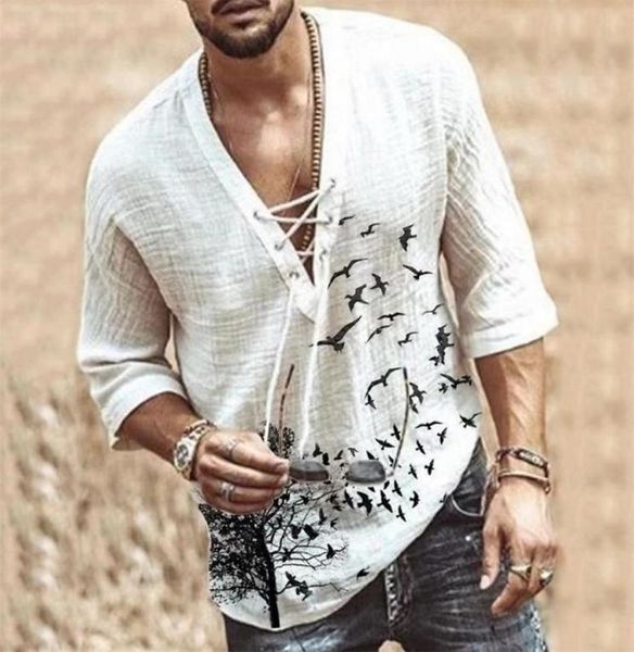 wenyujh mens fashion hippie linen shirt casual middle sleeve v neck summer beach loose tee solid color t shirts 2206067881795, White;black
wenyujh mens fashion hippie linen shirt casual middle sleeve v neck summer beach loose tee solid color t shirts 2206067881795, White;black