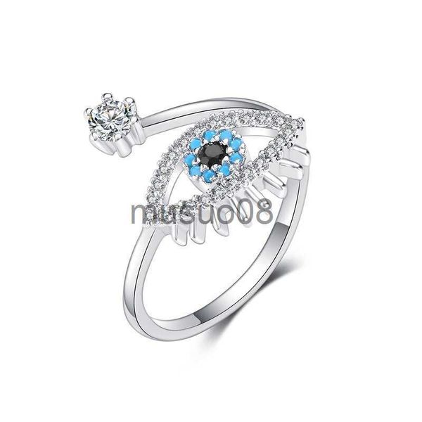 band rings fashion gold-color open copper ring for women classical eye shaped rhinestone ring jewelry gift for girlfriends j230817, Silver
band rings fashion gold-color open copper ring for women classical eye shaped rhinestone ring jewelry gift for girlfriends j230817, Silver