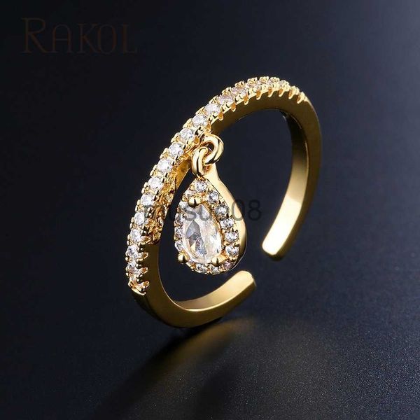 band rings rakol water drop cubic zirconia pendant rings for women ins trendy jewelry adjustable ring exquisite anniversary party j230817, Silver
band rings rakol water drop cubic zirconia pendant rings for women ins trendy jewelry adjustable ring exquisite anniversary party j230817, Silver