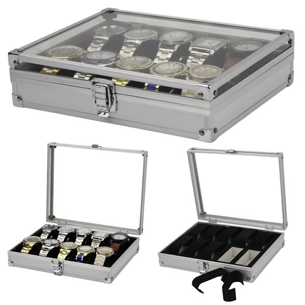 jewelry boxes 6/10/12/24 girds watch boxes luxury quality aluminum alloy produc pattern storage clock box collection display gift boxes 2308, Black;white
jewelry boxes 6/10/12/24 girds watch boxes luxury quality aluminum alloy produc pattern storage clock box collection display gift boxes 2308, Black;white