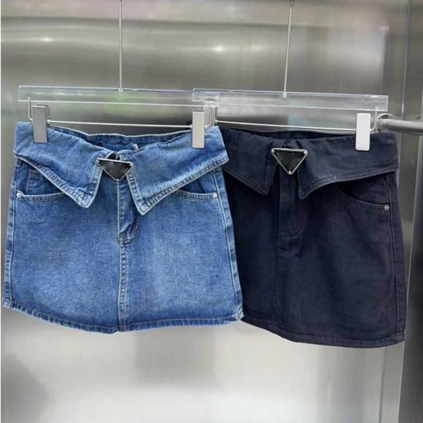 summer women short skirt classic pd triangle embroidered denim skirt luxury designer dress party style high waist dress, Black
summer women short skirt classic pd triangle embroidered denim skirt luxury designer dress party style high waist dress, Black