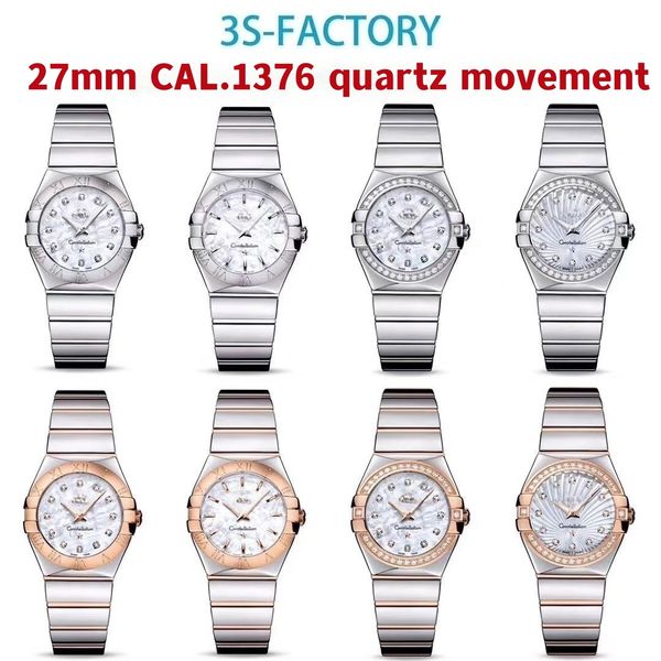 3s factory women's watch fourth generation constellation eternal classic 27mm cal1376 quartz movement the logo of the butterfly watch b, Slivery;golden
3s factory women's watch fourth generation constellation eternal classic 27mm cal1376 quartz movement the logo of the butterfly watch b, Slivery;golden