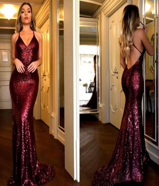2018 new burgundy sequined mermaid prom dresses deep v neck backless party dresses evening wear women prom gowns2312492, Black
2018 new burgundy sequined mermaid prom dresses deep v neck backless party dresses evening wear women prom gowns2312492, Black