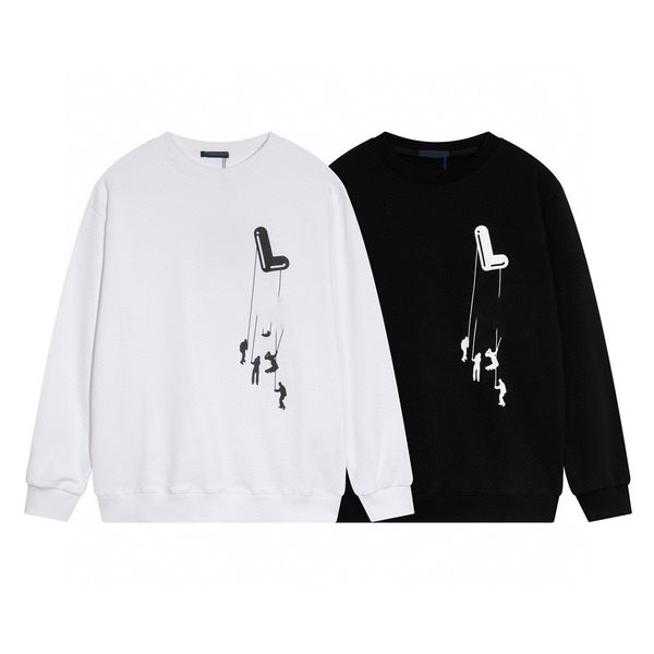men women sweatshirt designer pullover classic letter embroidery letter inside fleece crew neck sweater long sleeves hoodie mens levi hoodie, Black
men women sweatshirt designer pullover classic letter embroidery letter inside fleece crew neck sweater long sleeves hoodie mens levi hoodie, Black