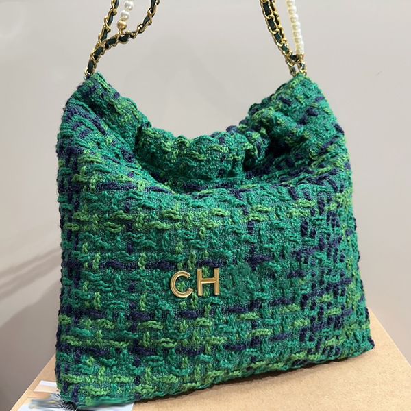 f/w tweed coins 22 oversized shopping bag shoulder bag designer wool quilted metal hardware matelasse pearl chain crossbody bag purse bag lu
f/w tweed coins 22 oversized shopping bag shoulder bag designer wool quilted metal hardware matelasse pearl chain crossbody bag purse bag lu