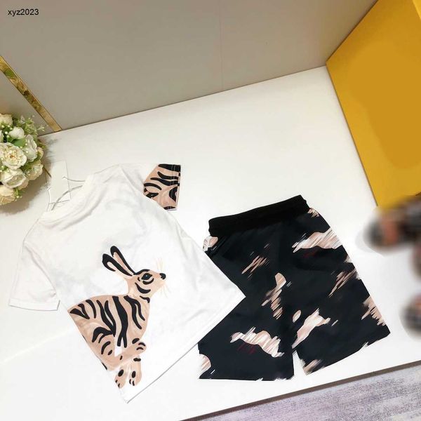 23ss child tracksuits designer baby clothes kids suits size 90-150 cm 2pcs animal printed round neck t-shirt and lace up shorts june25, White
23ss child tracksuits designer baby clothes kids suits size 90-150 cm 2pcs animal printed round neck t-shirt and lace up shorts june25, White