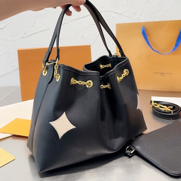 fashion bucket bag handbags purse large capacity tote purse women cross body shoulder bags chain leather drawstring strap letter embossing t
fashion bucket bag handbags purse large capacity tote purse women cross body shoulder bags chain leather drawstring strap letter embossing t