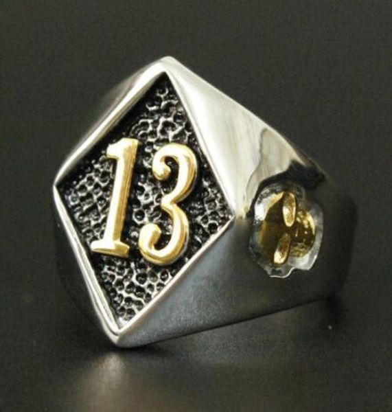 motor biker lucky number 13 ring 316l stainless steel men boys silver cool man biker skull ring2984047
motor biker lucky number 13 ring 316l stainless steel men boys silver cool man biker skull ring2984047