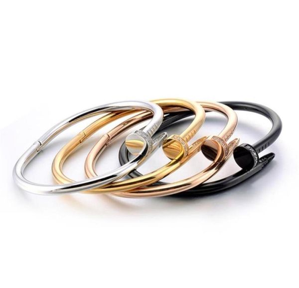 designer nail bangle bracelet for women and men gold silver stainless steel bracelet jewelry size 16 19269a68425555072598, Black
designer nail bangle bracelet for women and men gold silver stainless steel bracelet jewelry size 16 19269a68425555072598, Black