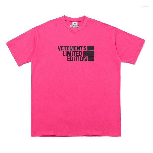 t men's shirts 23ss summer red mens womens 1 1 quality printed multicolor letter vtm oversized vetementst shirt, White;black
t men's shirts 23ss summer red mens womens 1 1 quality printed multicolor letter vtm oversized vetementst shirt, White;black