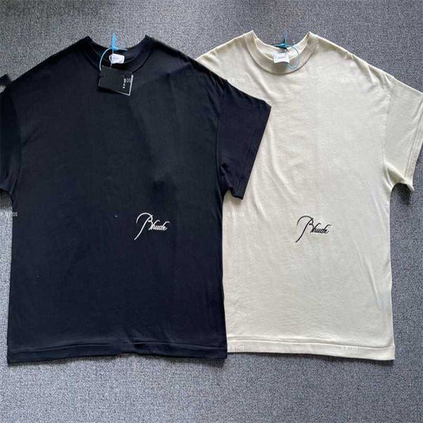 men's t-shirts good quality 2023ss rhude simple loose vintage t-shirt men 1 1 high street women t-shirt short sleeve mens clothing, White;black
men's t-shirts good quality 2023ss rhude simple loose vintage t-shirt men 1 1 high street women t-shirt short sleeve mens clothing, White;black