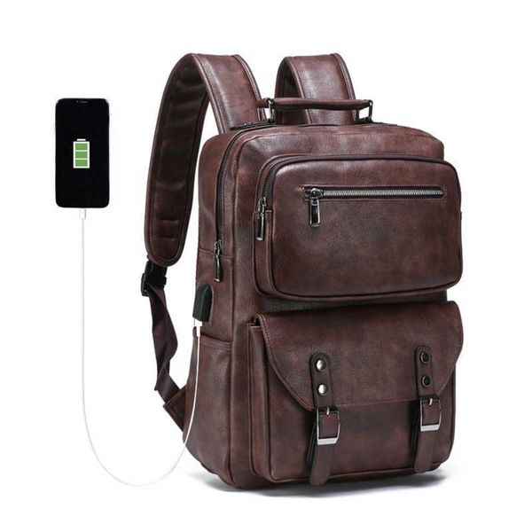 men's bag leather backpack business leisure large capacity travel 15.6 inch computer 230817
men's bag leather backpack business leisure large capacity travel 15.6 inch computer 230817