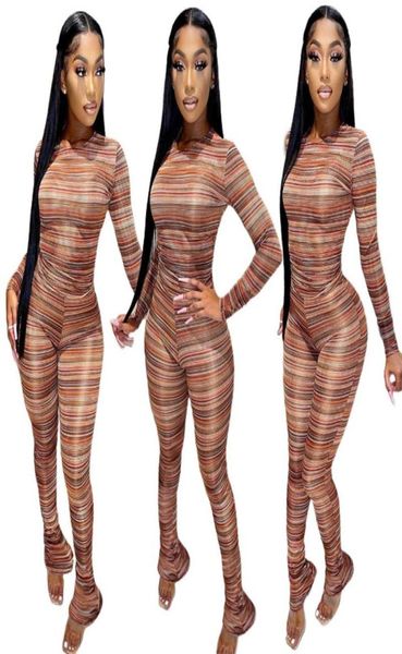 women039s two piece pants fall spring multicolor striped set long sleeve tee and flare legging tracksuit fitness outfits6028094, White
women039s two piece pants fall spring multicolor striped set long sleeve tee and flare legging tracksuit fitness outfits6028094, White