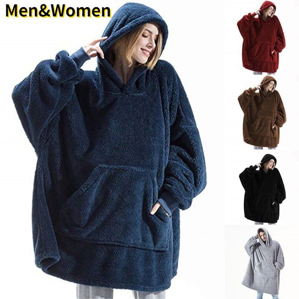 winter warm hoodies blanket with sleeves oversized women /men pullovers thicken fleece giant blanket hoodies, Black
winter warm hoodies blanket with sleeves oversized women /men pullovers thicken fleece giant blanket hoodies, Black