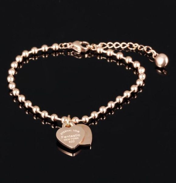 charm bracelets stainless steel gold color beaded chain bracelet for women heart adjustable bangles jewelry bransoletki damskie6292369, Golden;silver
charm bracelets stainless steel gold color beaded chain bracelet for women heart adjustable bangles jewelry bransoletki damskie6292369, Golden;silver