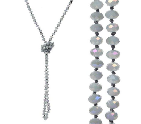 8mm long strand knotted faceted glass beaded necklaces sparkly handmade multi layer strand statement necklaces with knots between 6157823, Silver
8mm long strand knotted faceted glass beaded necklaces sparkly handmade multi layer strand statement necklaces with knots between 6157823, Silver