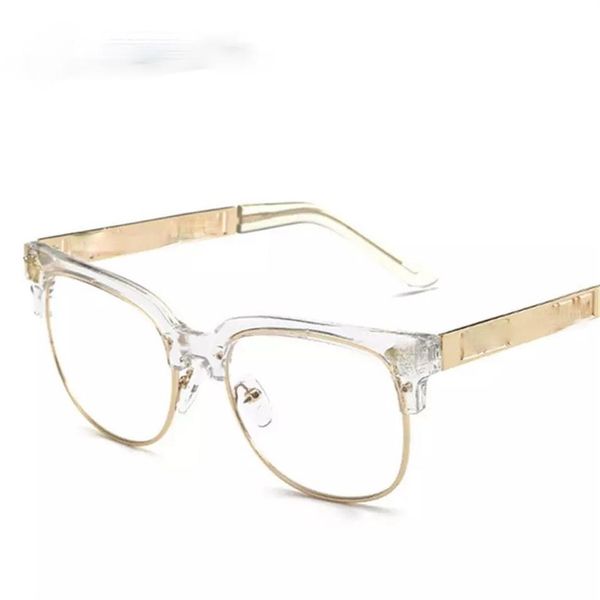 luxury brand designer clear sunglasses women men optics prescription spectacles frames vintage plain glass eyewear279g, White;black
luxury brand designer clear sunglasses women men optics prescription spectacles frames vintage plain glass eyewear279g, White;black
