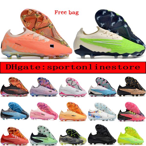 send with bag outdoor soccer boots phantom gx elite fg ghost low version football cleats mens soft leather comfortable natural lawn trainers, Black
send with bag outdoor soccer boots phantom gx elite fg ghost low version football cleats mens soft leather comfortable natural lawn trainers, Black